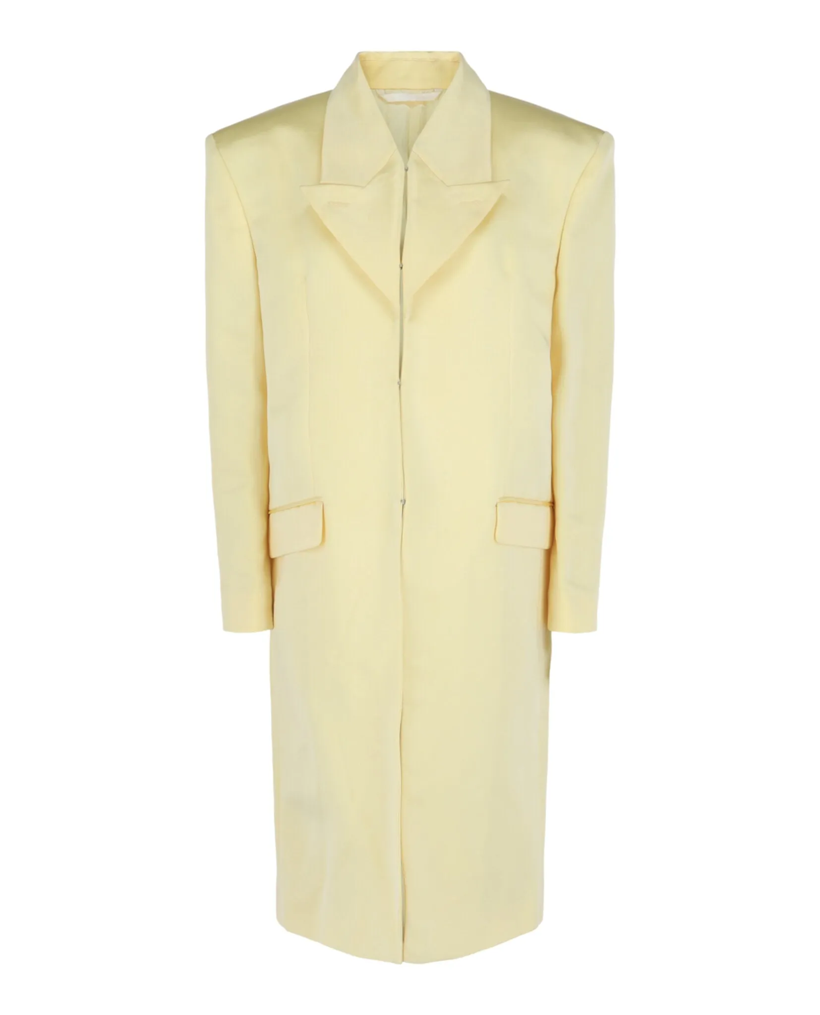 Silk Satin Longline Coat sold by Lord & Taylor product image thumbnail 3