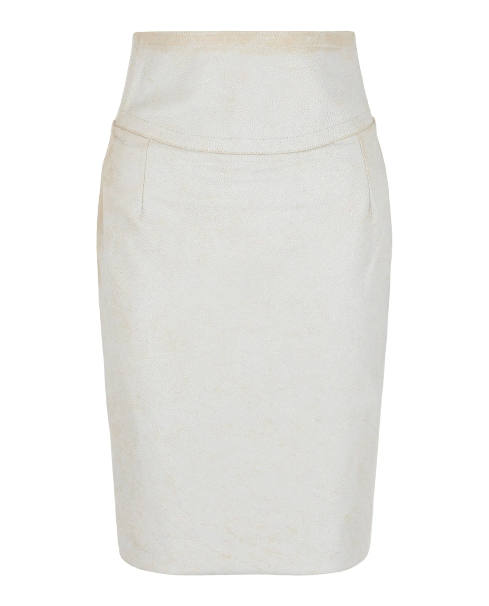 Cutout Leather Pencil Skirt sold by Lord & Taylor product image thumbnail 3