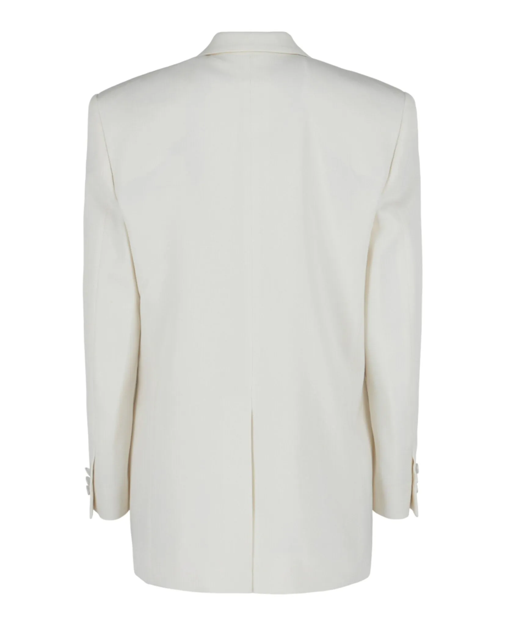 Double-Breasted Satin Trimmed Jacket sold by Lord & Taylor