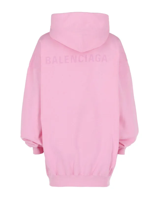 Oversized Logo Hoodie made by Balenciaga