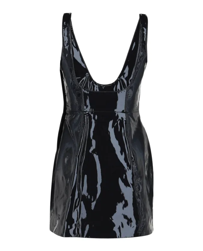 Patent Leather Mini Dress made by Salvatore Ferragamo