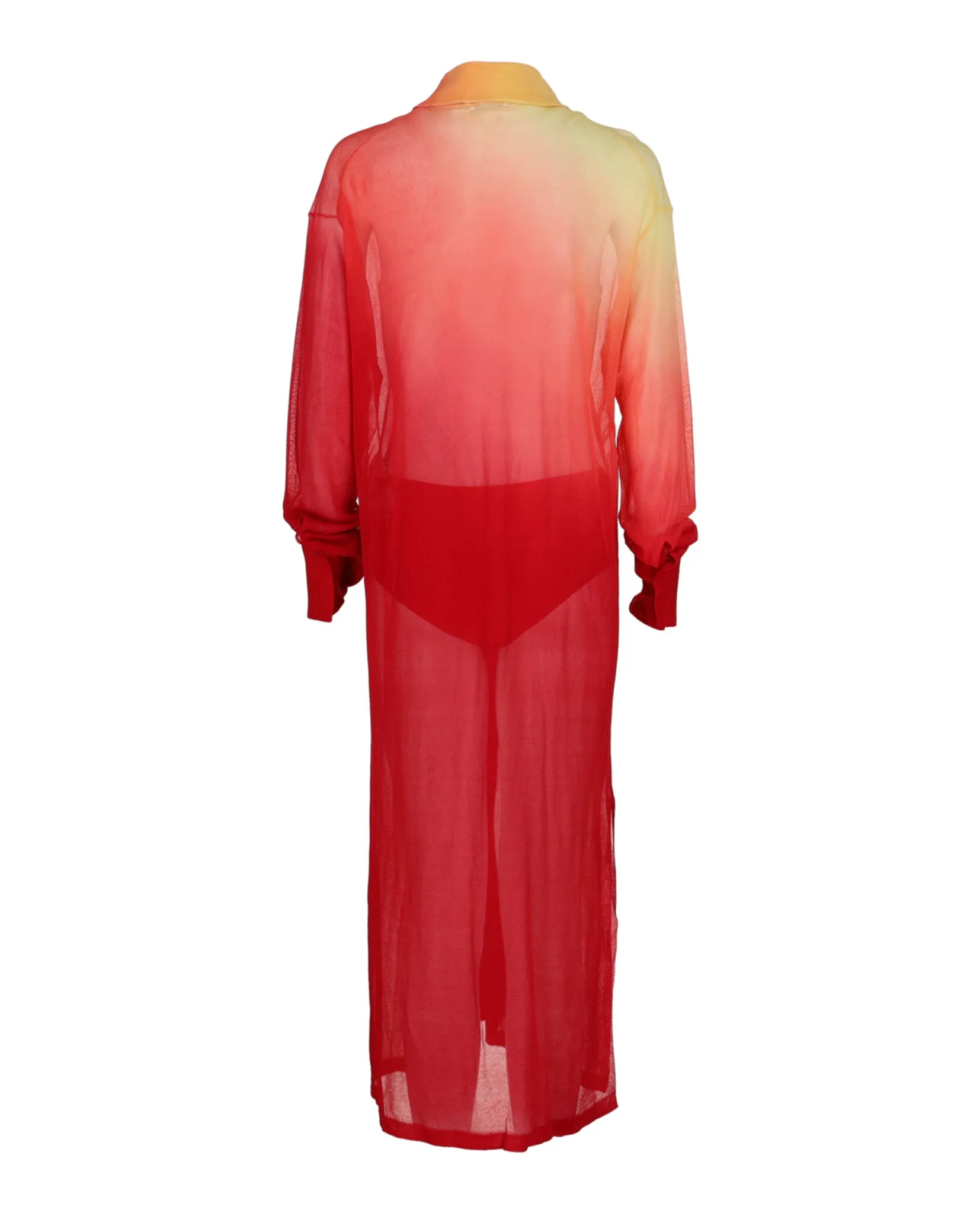 Degrade Silk-Blend Midi Shirt Dress sold by Lord & Taylor