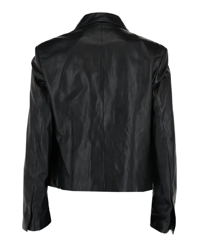 Leather Blazer made by Salvatore Ferragamo