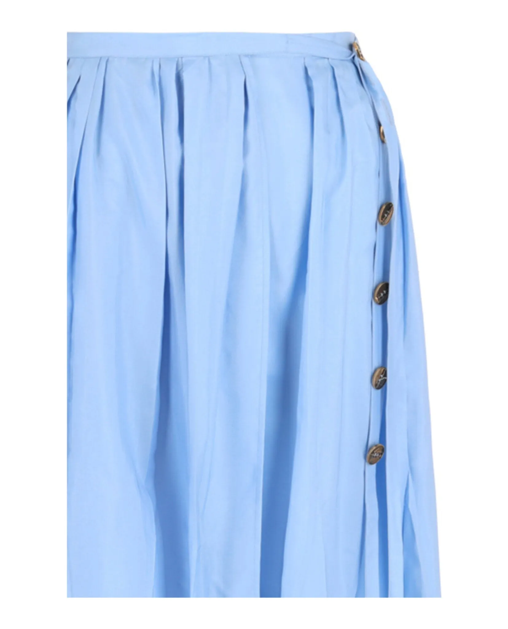 Pleated Wrap Midi Skirt sold by Lord & Taylor product image thumbnail 2