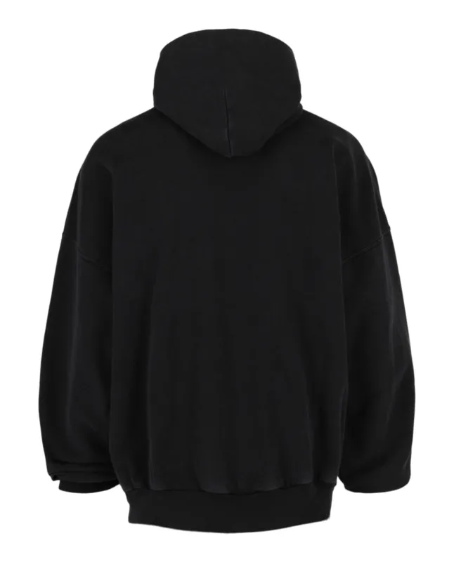 Logo Embroidered Oversized Hoodie made by Balenciaga