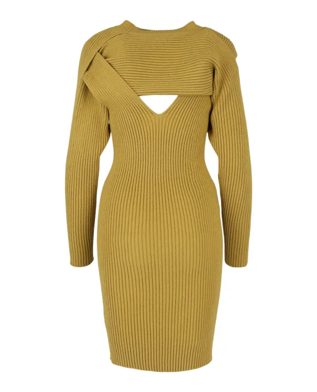 Bottega Veneta Ribbed-Knit Dress made by Bottega Veneta