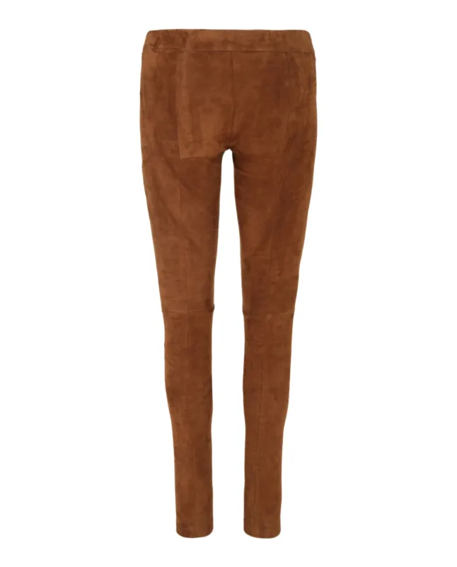 Suede Leggings made by Salvatore Ferragamo