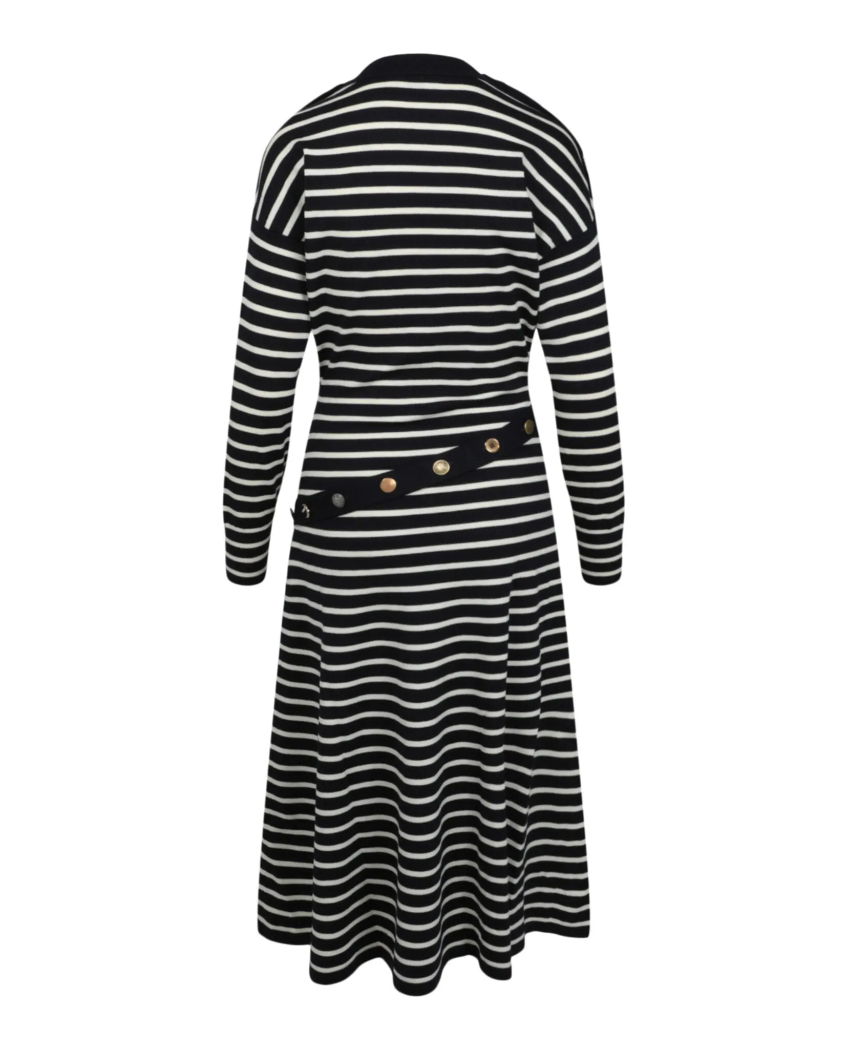 Mixed Buttons Striped Dress sold by Lord & Taylor