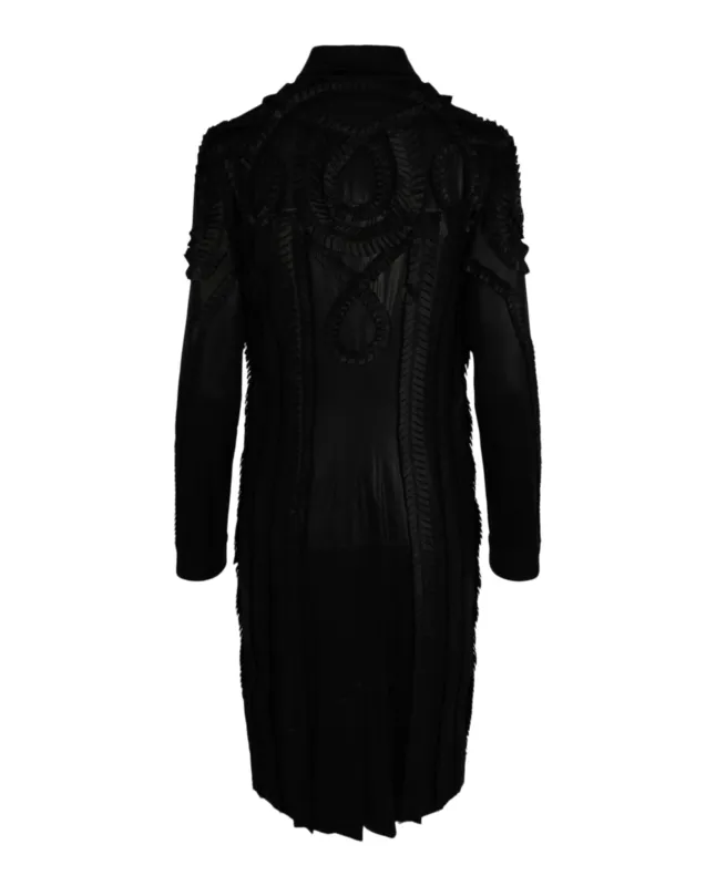 Pleated Stretch-Jersey Shirt Dress made by Burberry