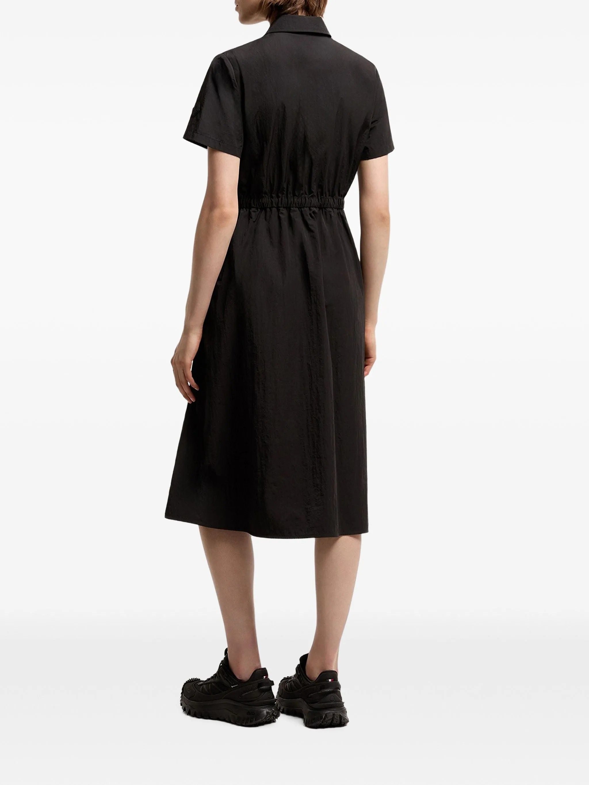 DRAWSTRING-WAIST ZIP-UP MIDI DRESS sold by Lord & Taylor product image thumbnail 2