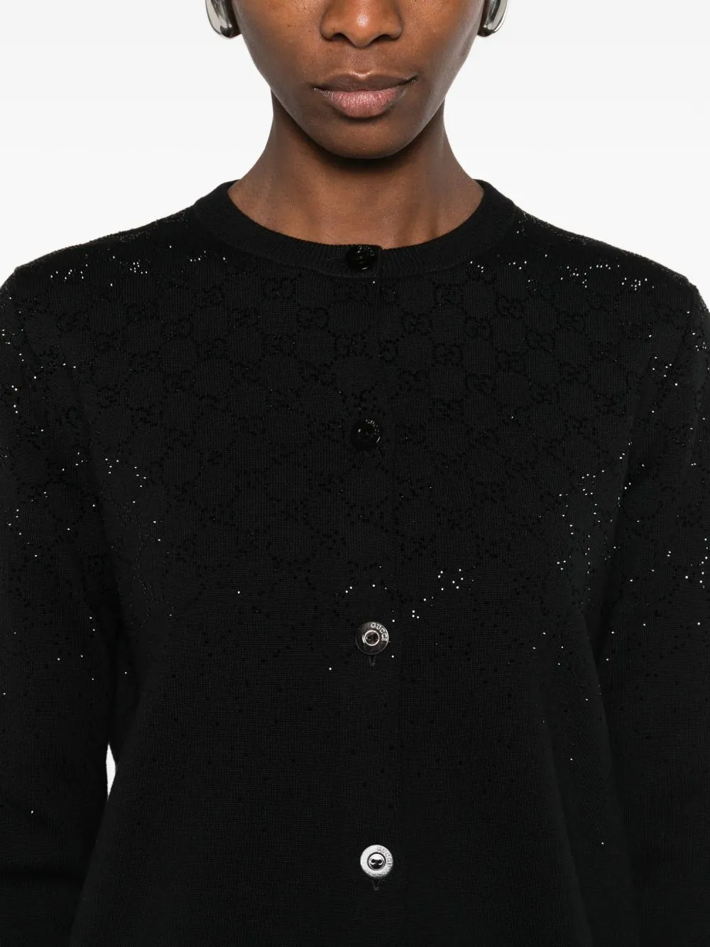 CARDIGAN WITH CRYSTALS sold by Lord & Taylor product image thumbnail 5