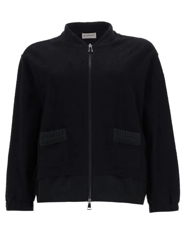 CARDIGAN CON ZIP made by Moncler