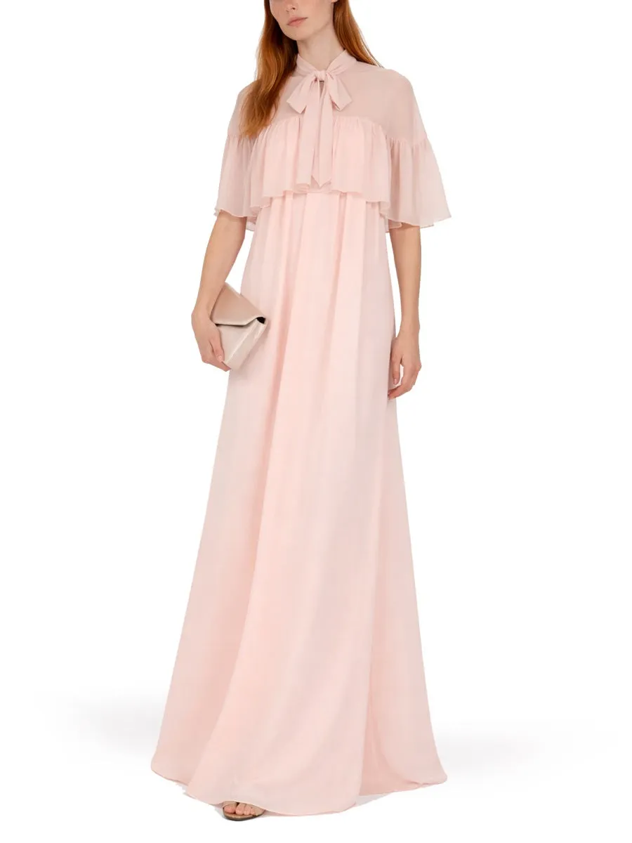 SILK CAPE WITH BOW sold by Lord & Taylor product image thumbnail 2