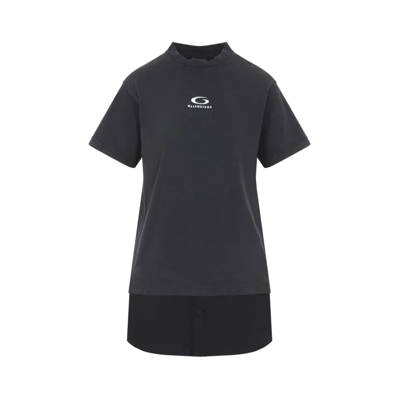 HYBRID SHIRT DRESS made by Balenciaga