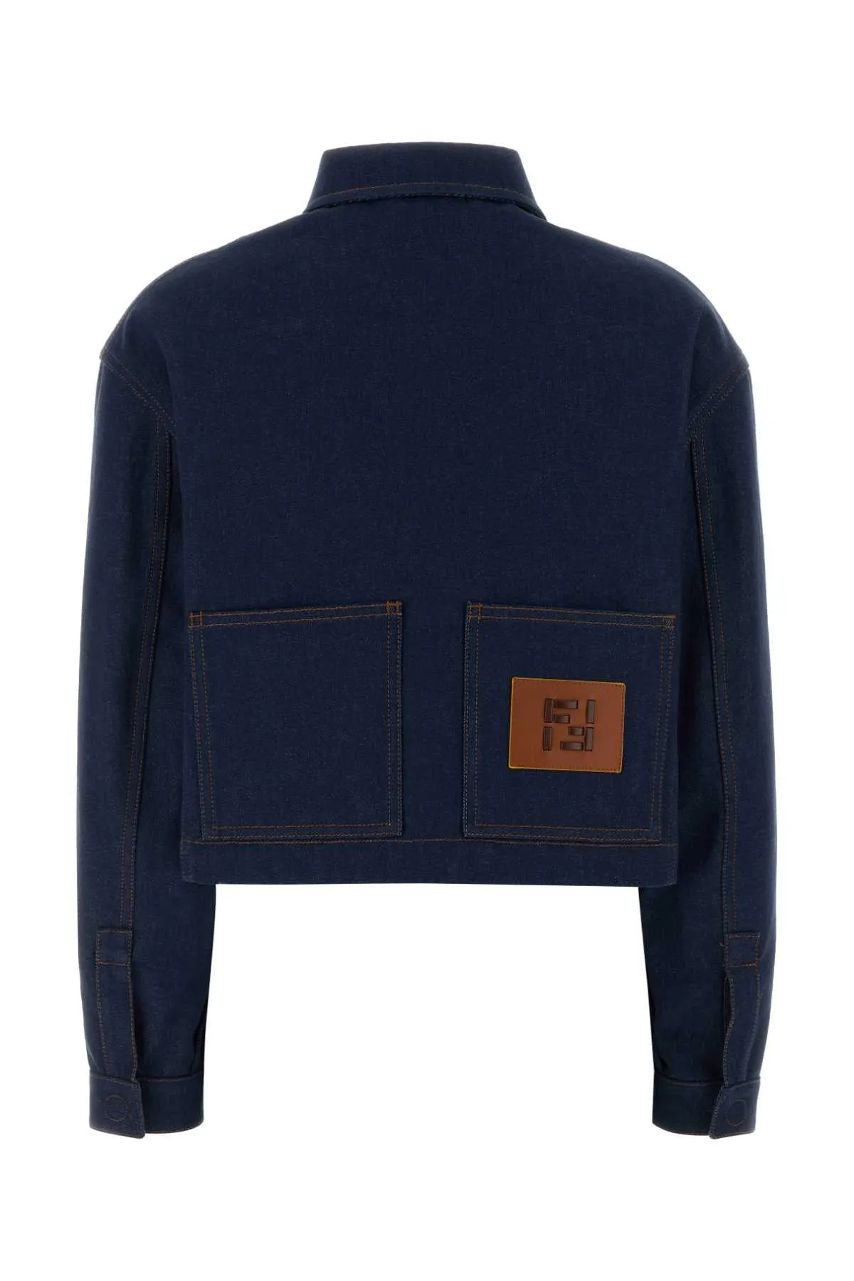 GIACCA IN DENIM CON LOGO RICAMATO sold by Lord & Taylor product image thumbnail 2