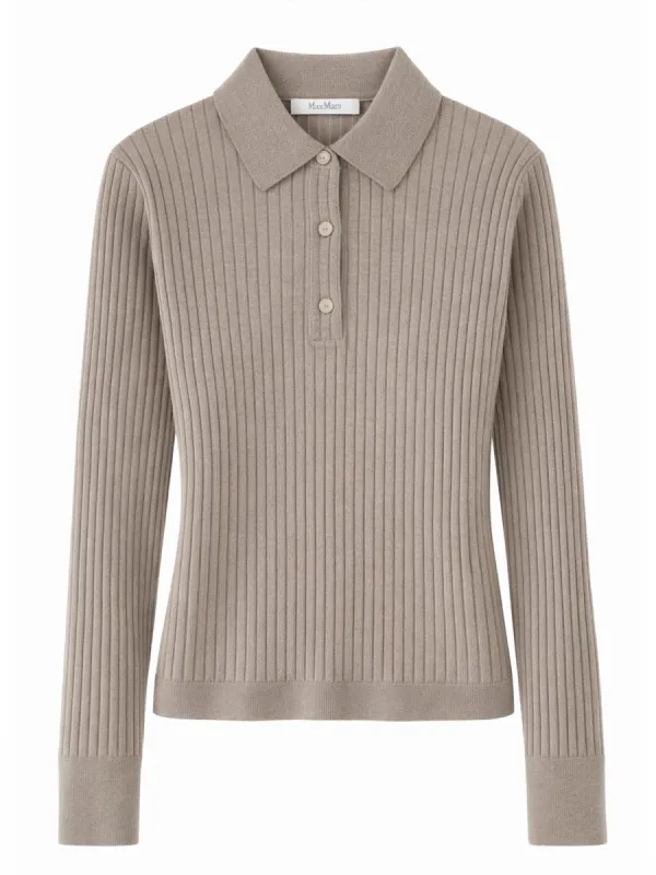 CASHMERE POLO SHIRT made by MaxMara