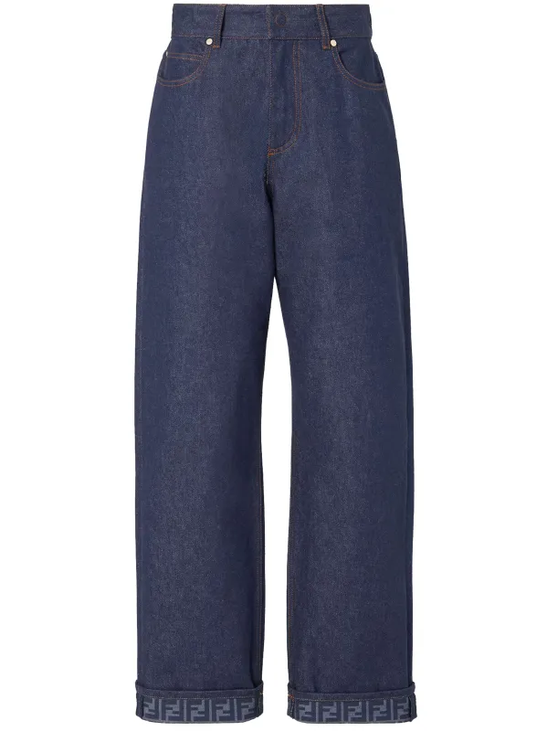 JEANS LUNGHI IN DENIM made by Fendi