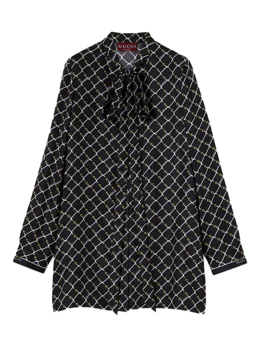 PRINTED SILK TWILL DRESS sold by Lord & Taylor
