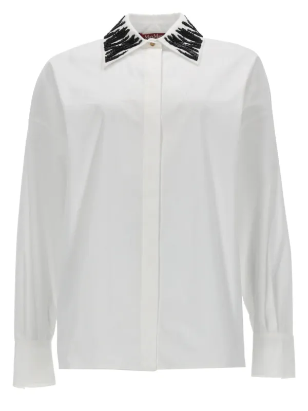 CAMICIA CON DETTAGLIO STRASS made by MaxMara