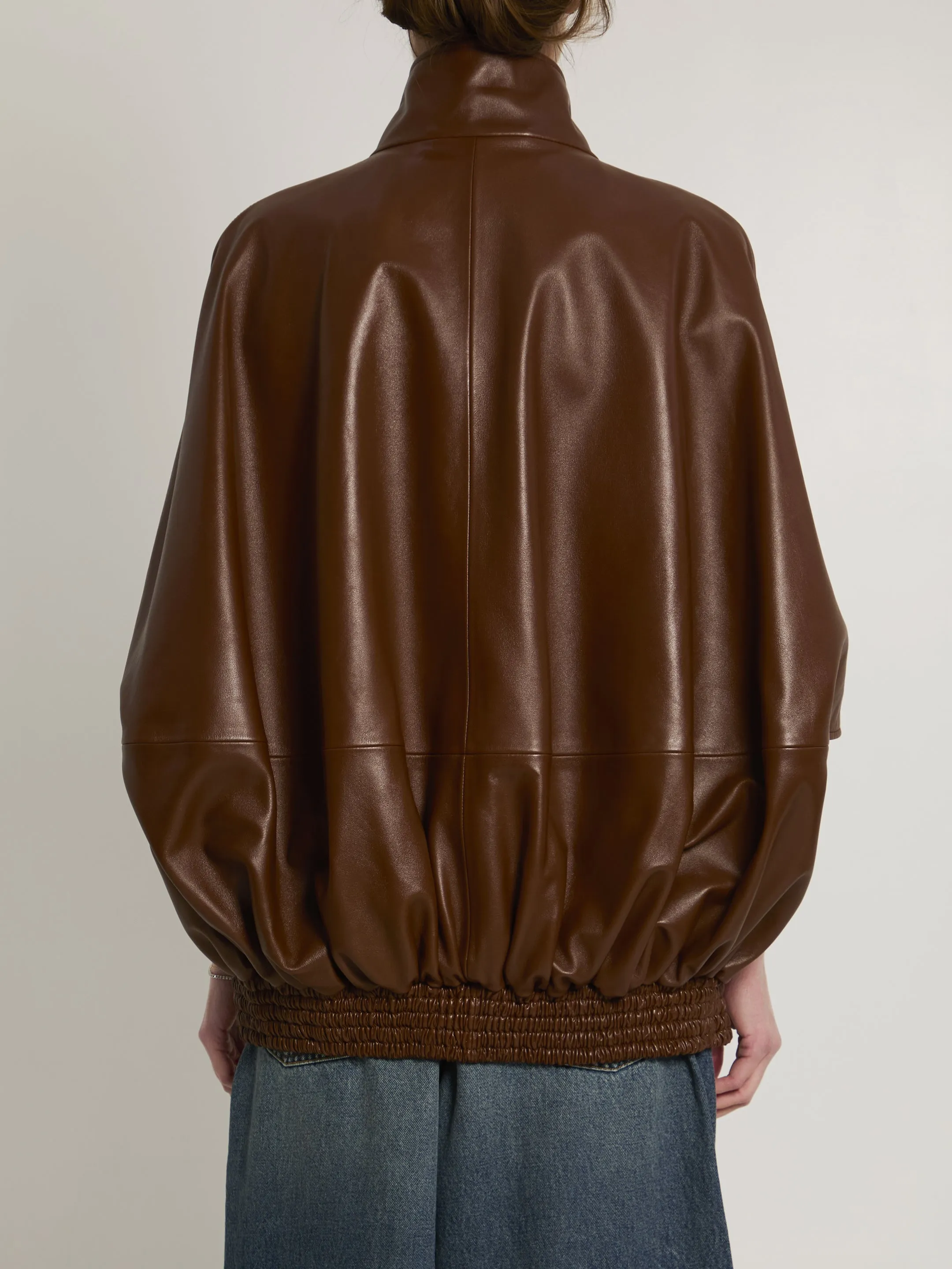 GIACCA IN PELLE CON ZIP sold by Lord & Taylor product image thumbnail 4