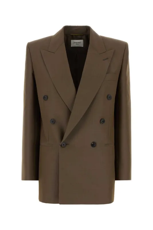 GIACCA IN LANA E MOHAIR LEGGERI made by Yves Saint Laurent