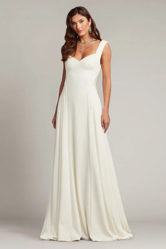 Callaway Draped Open Back Gown made by Tadashi Shoji