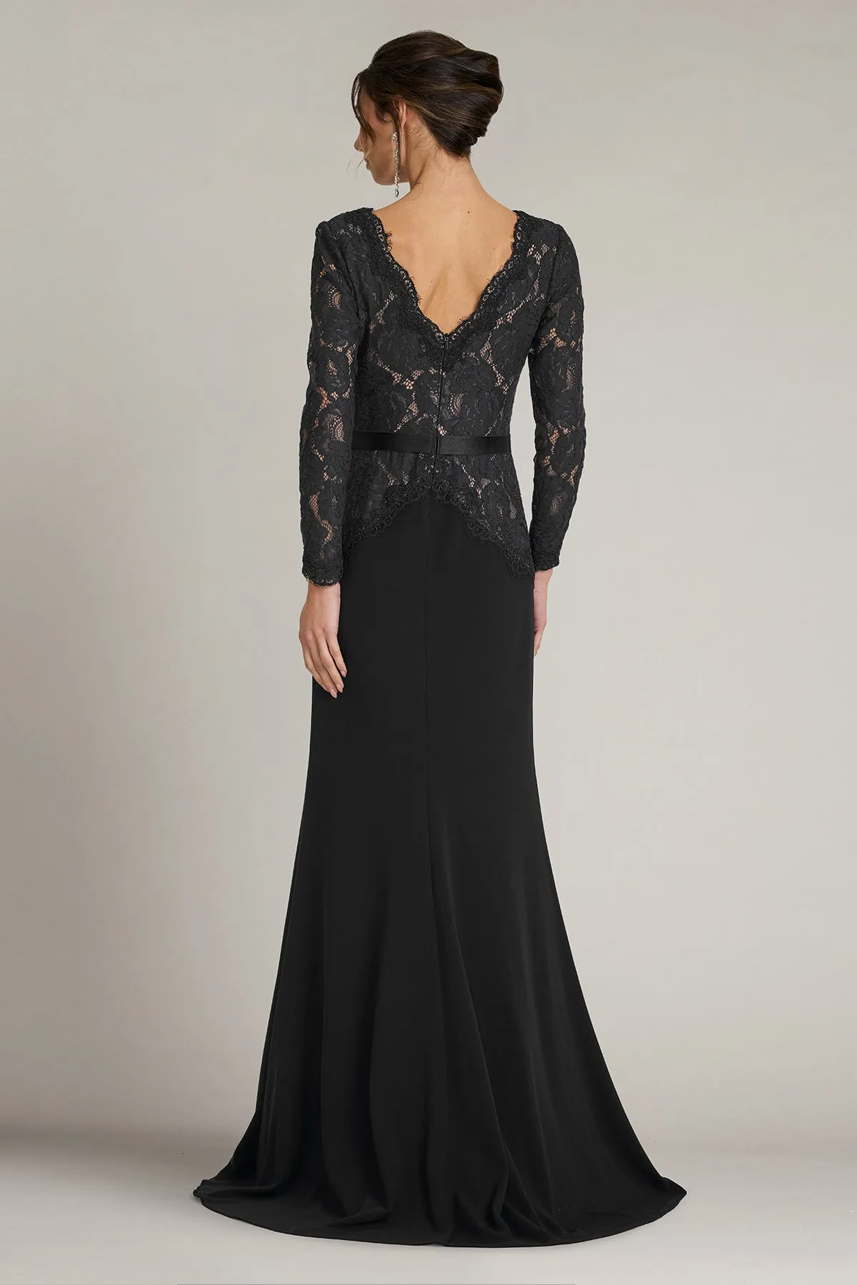 Corwin Embroidered Illusion Gown sold by Lord & Taylor product image thumbnail 3