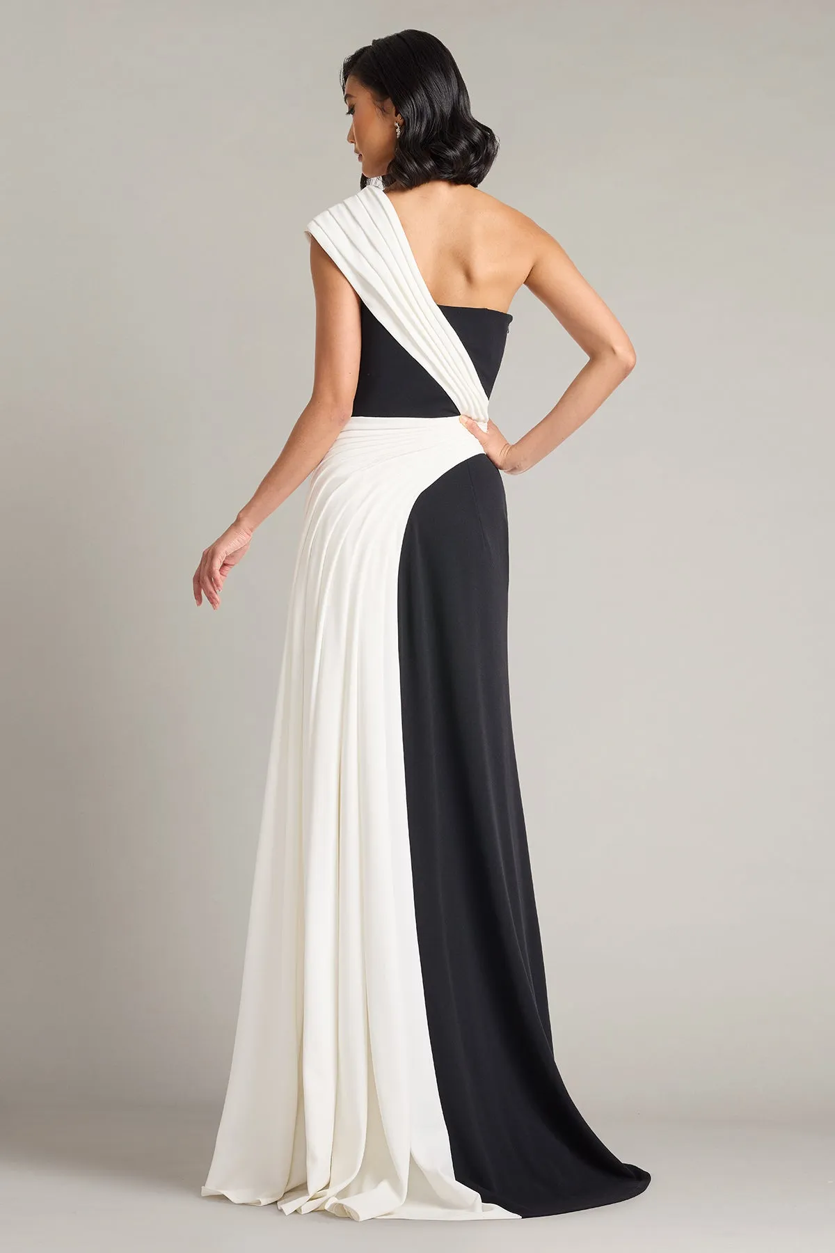 Belman One-Shoulder Draped Gown sold by Lord & Taylor product image thumbnail 3