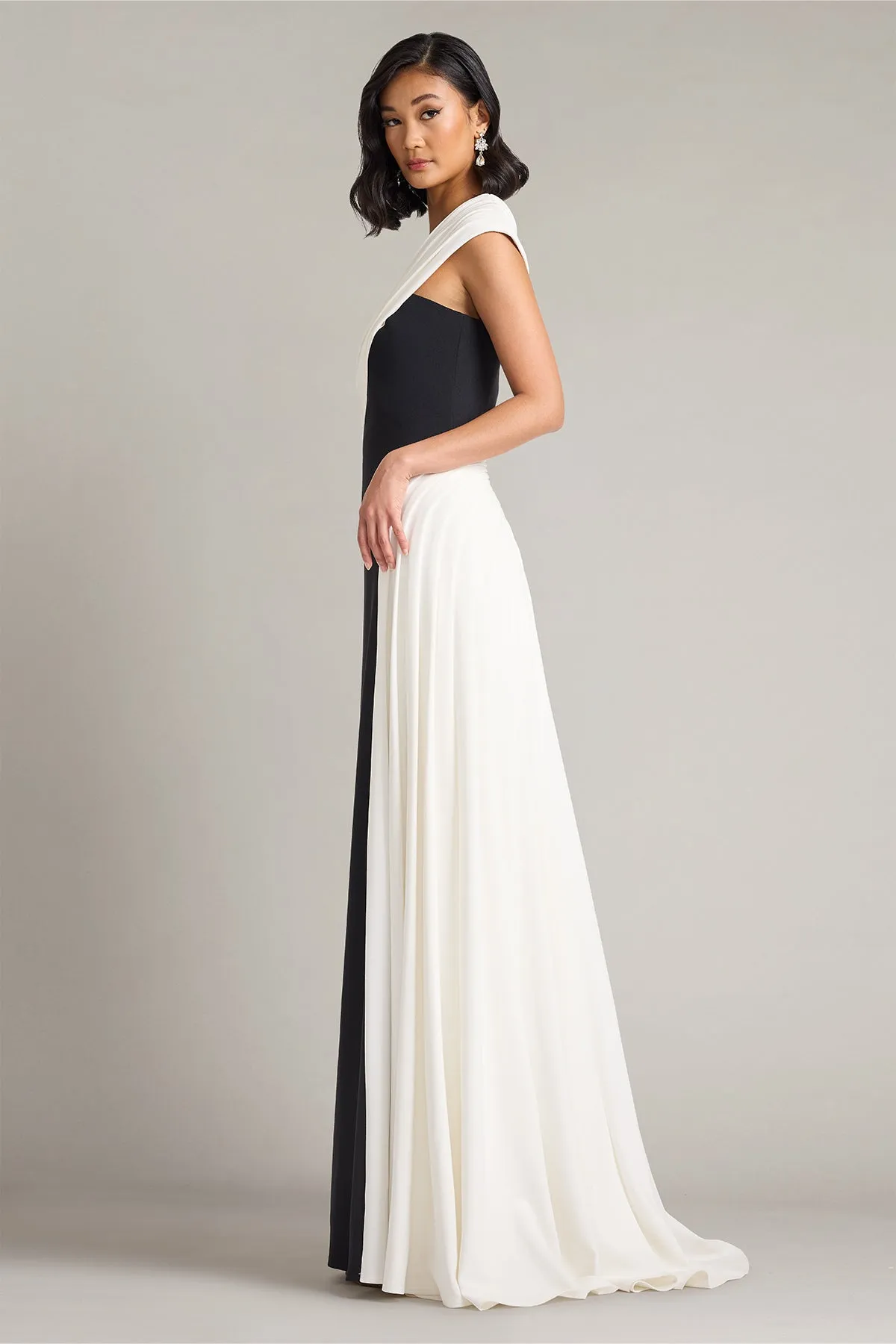 Belman One-Shoulder Draped Gown sold by Lord & Taylor product image thumbnail 4