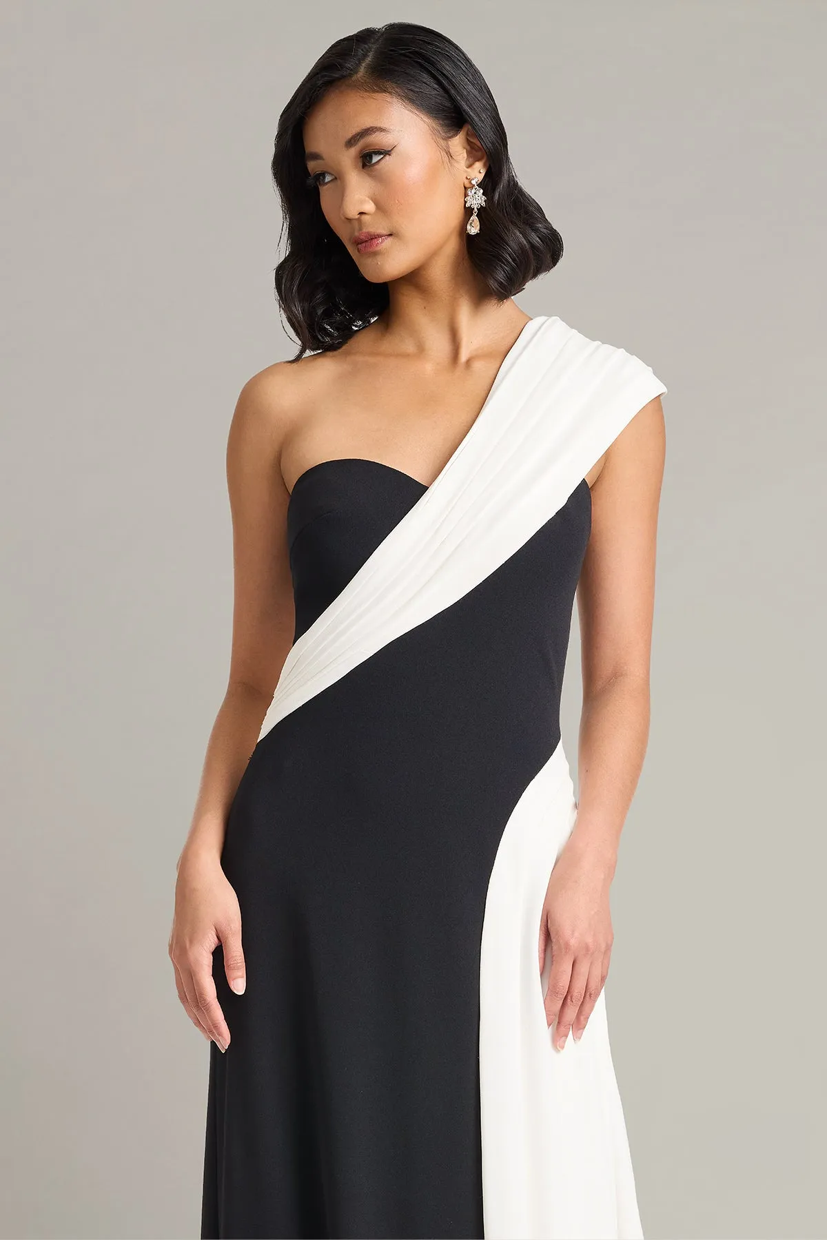 Belman One-Shoulder Draped Gown sold by Lord & Taylor product image thumbnail 5