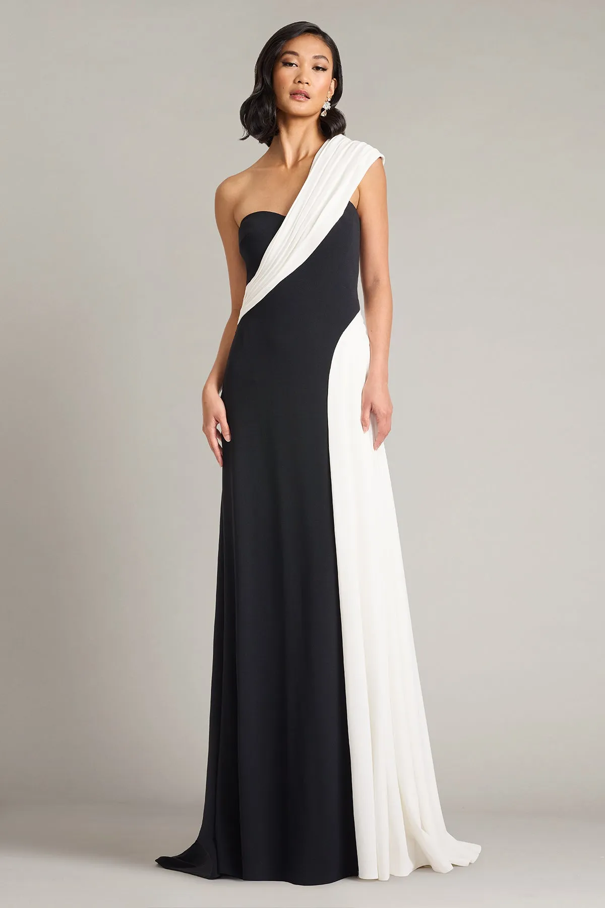 Belman One-Shoulder Draped Gown sold by Lord & Taylor product image thumbnail 2