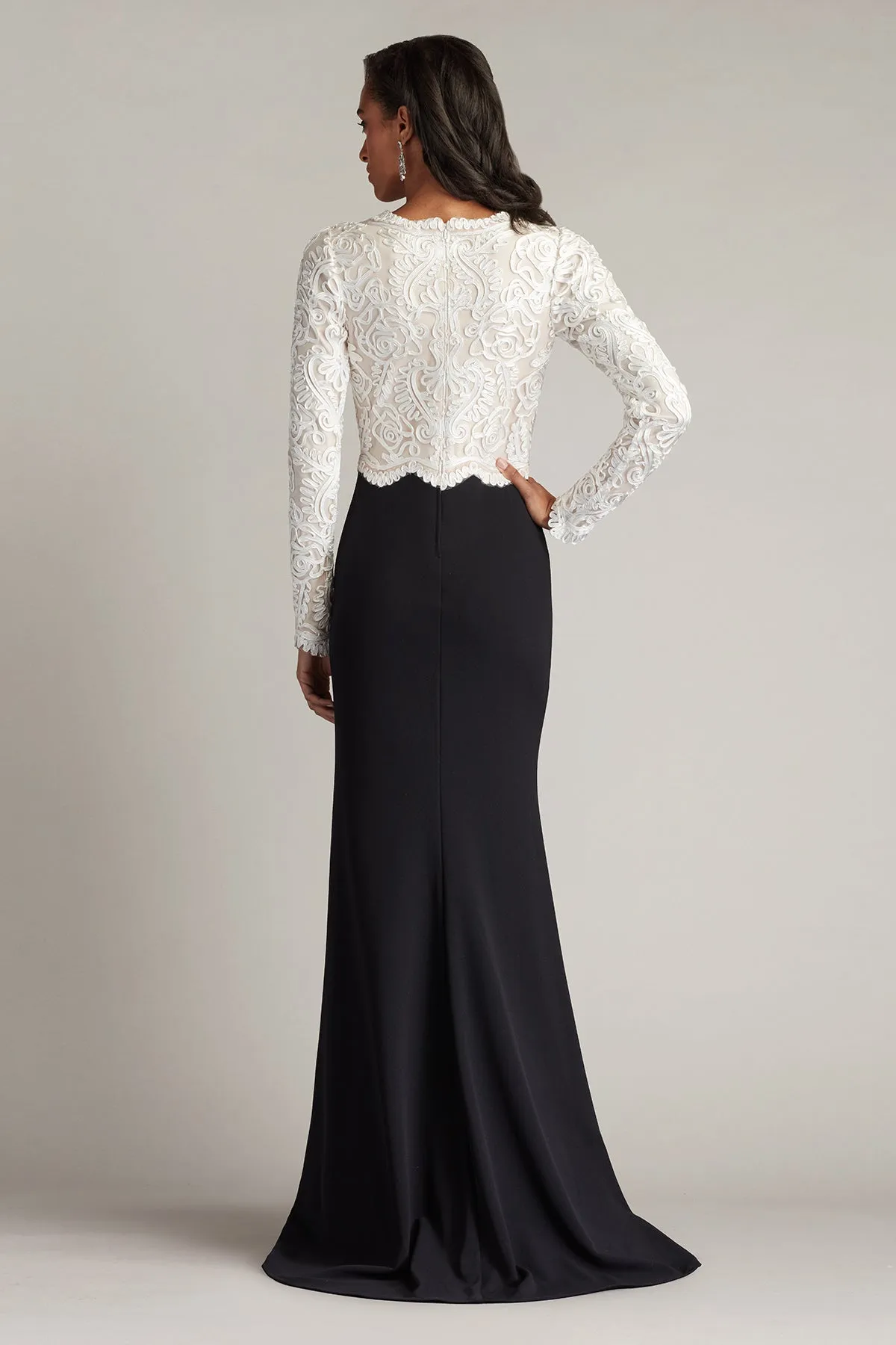 Verae Embroidered Bodice Gown sold by Lord & Taylor product image thumbnail 2