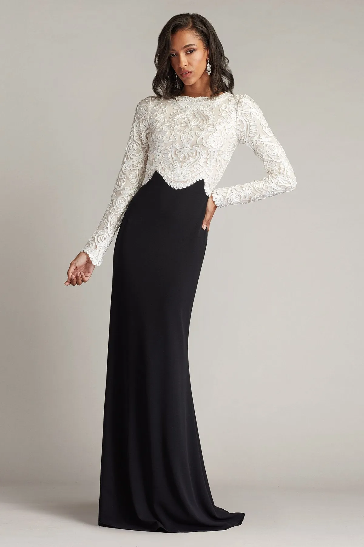 Verae Embroidered Bodice Gown sold by Lord & Taylor