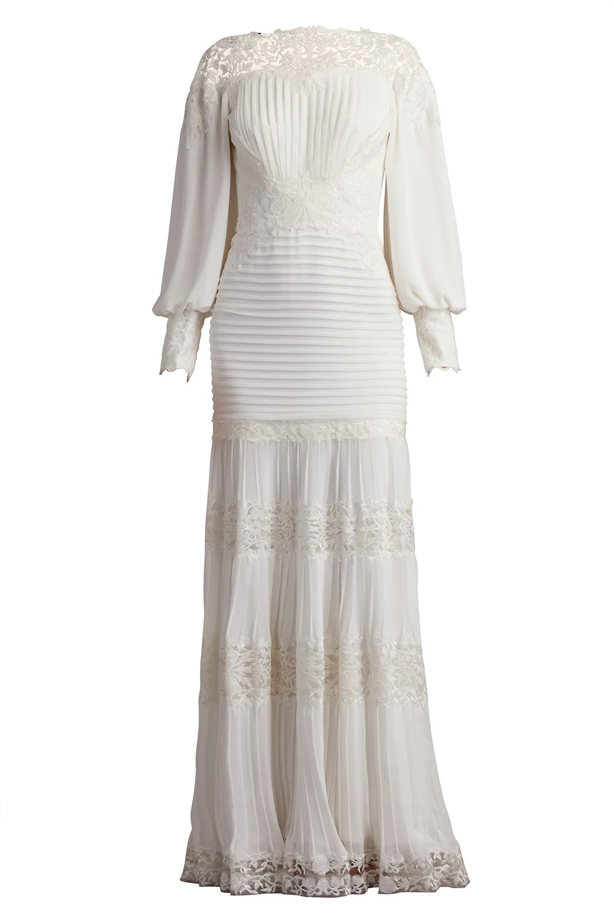 Silverado Blouson Sleeve Gown sold by Lord & Taylor product image thumbnail 5