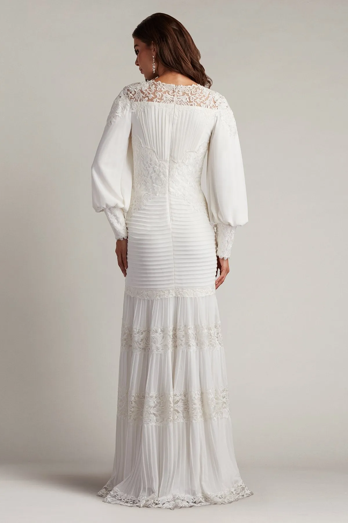 Silverado Blouson Sleeve Gown sold by Lord & Taylor product image thumbnail 2