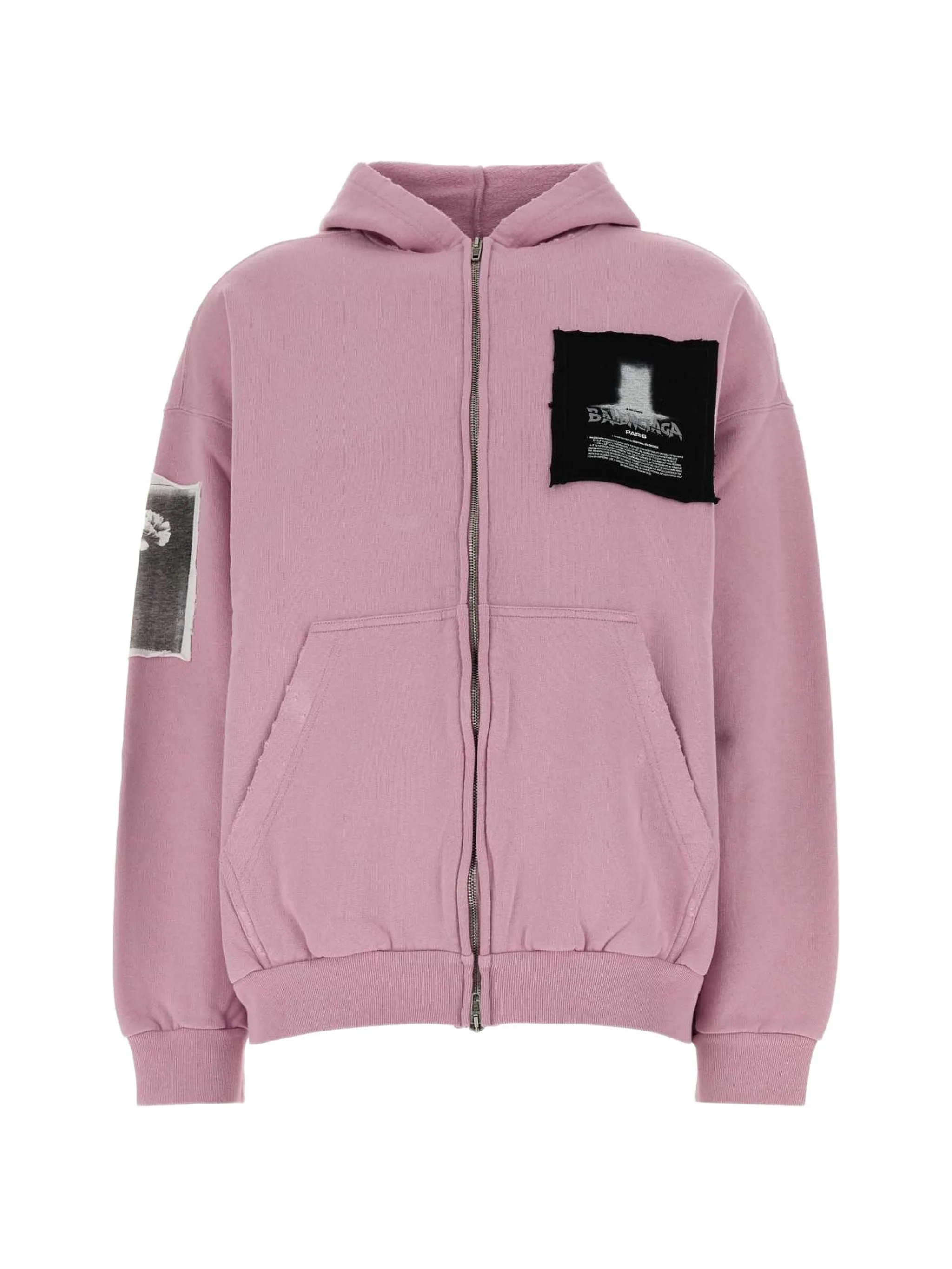 BALENCIAGA COTTON ZIP UP HOODIE sold by Lord & Taylor