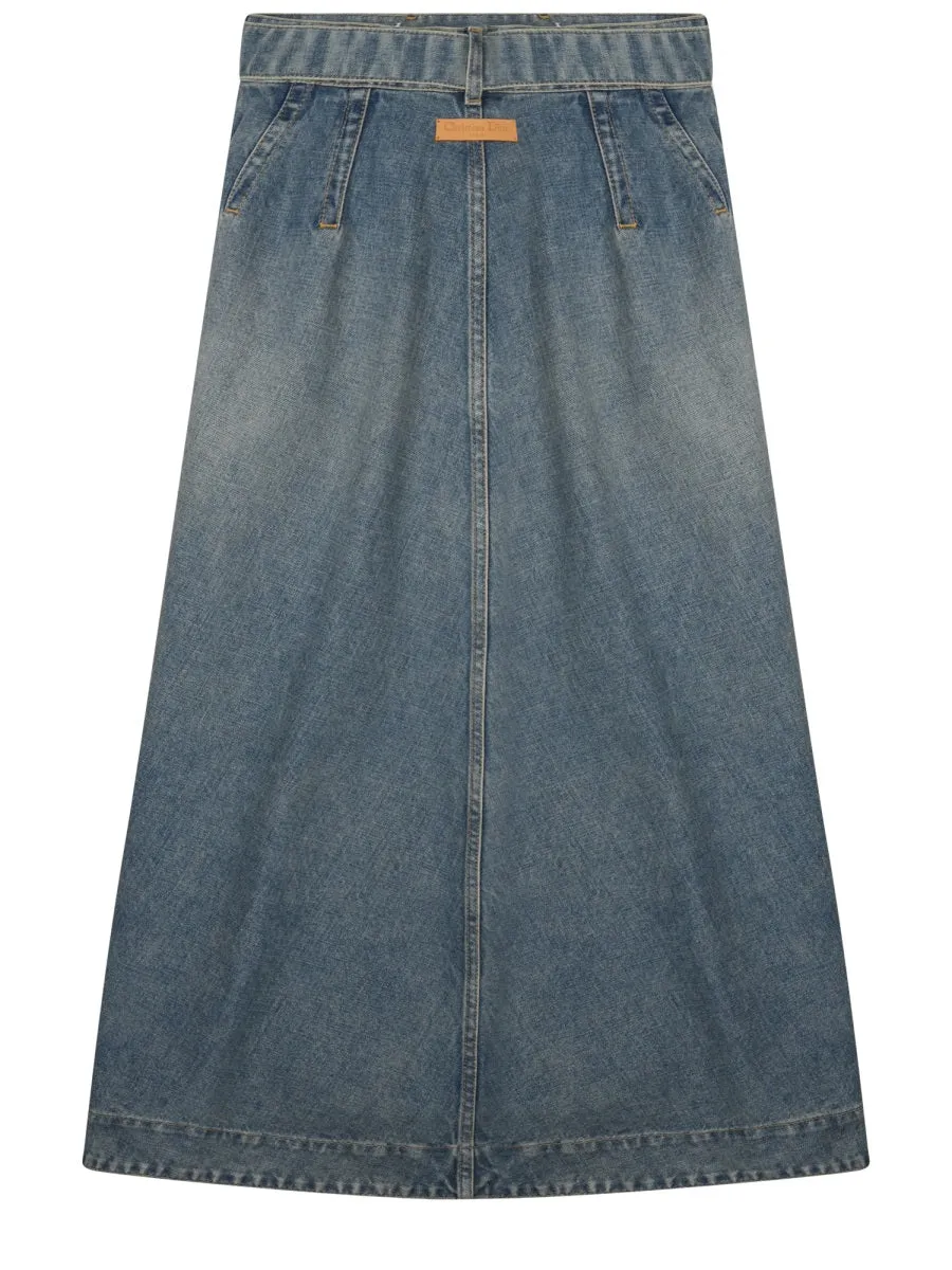 GONNA MIDI IN DENIM sold by Lord & Taylor product image thumbnail 3