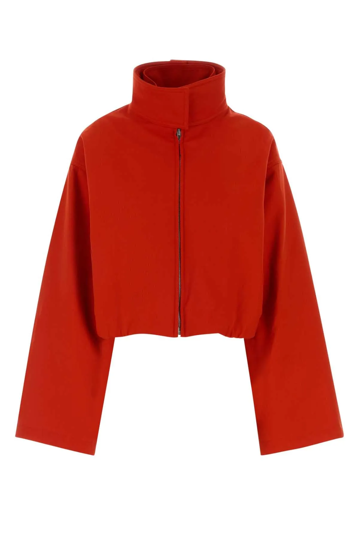 RED COTTON BOMBER JACKET sold by Lord & Taylor
