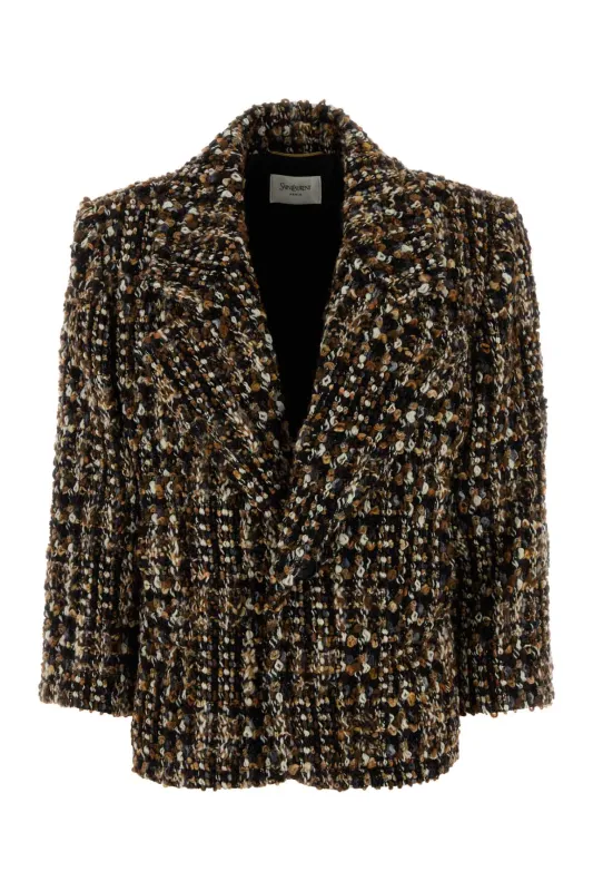 MULTICOLOR TWEED BLAZER made by Yves Saint Laurent
