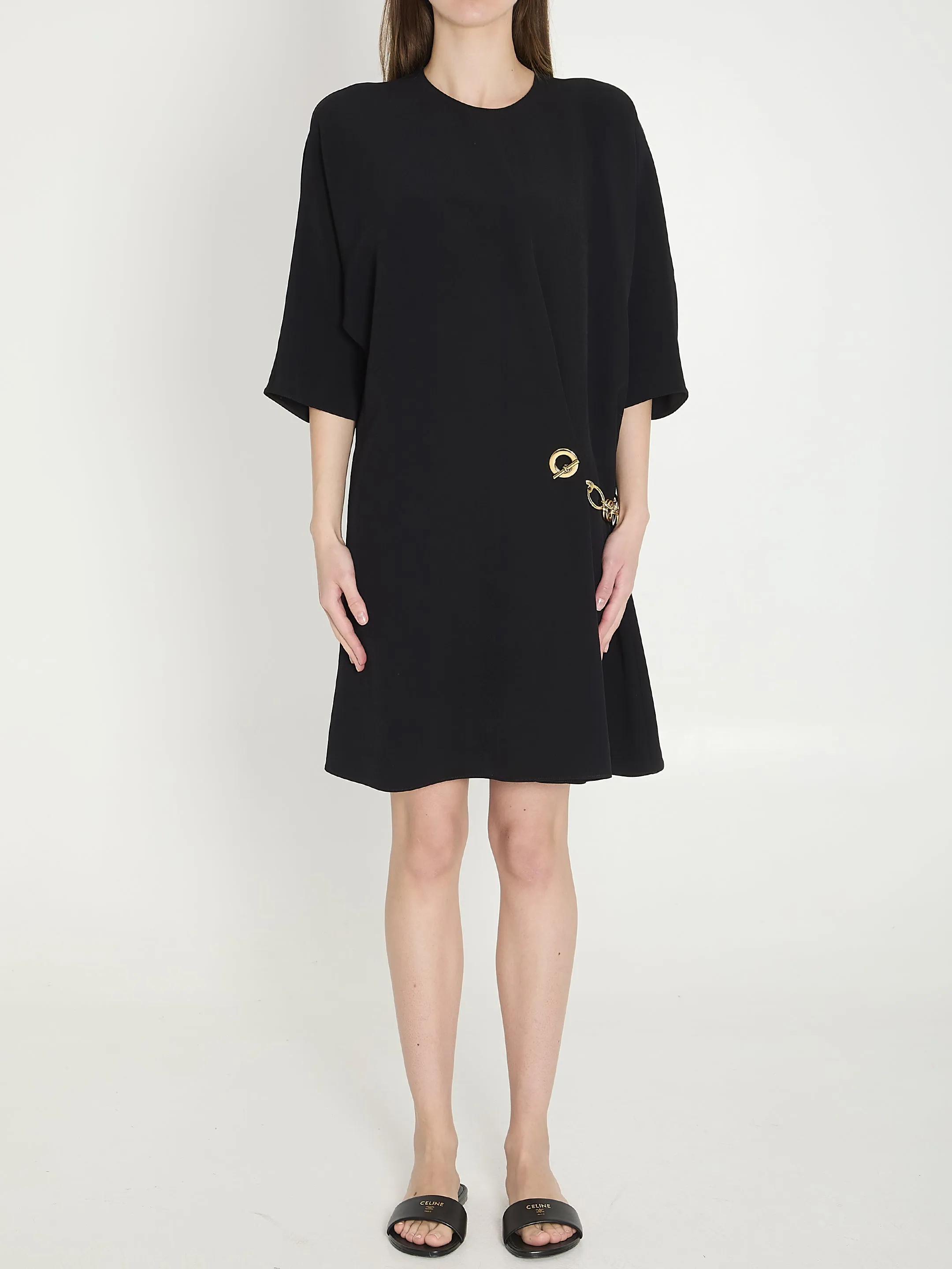 ABITO WRAP CON DETTAGLIO CATENA sold by Lord & Taylor