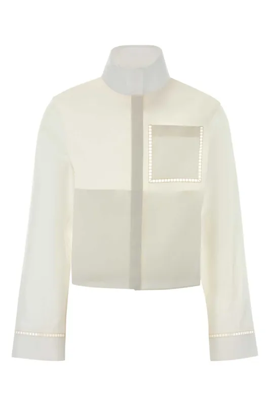 WHITE POPLIN SHIRT made by Alaia