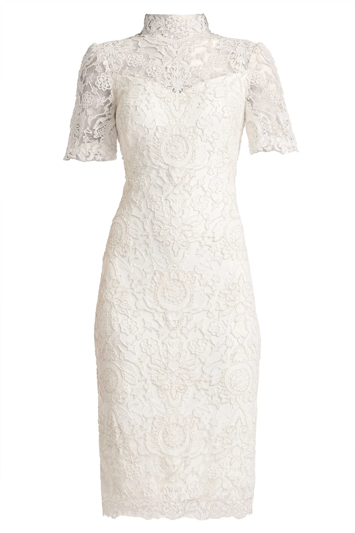 Marise Sequin Embroidered Illusion Dress sold by Lord & Taylor product image thumbnail 5