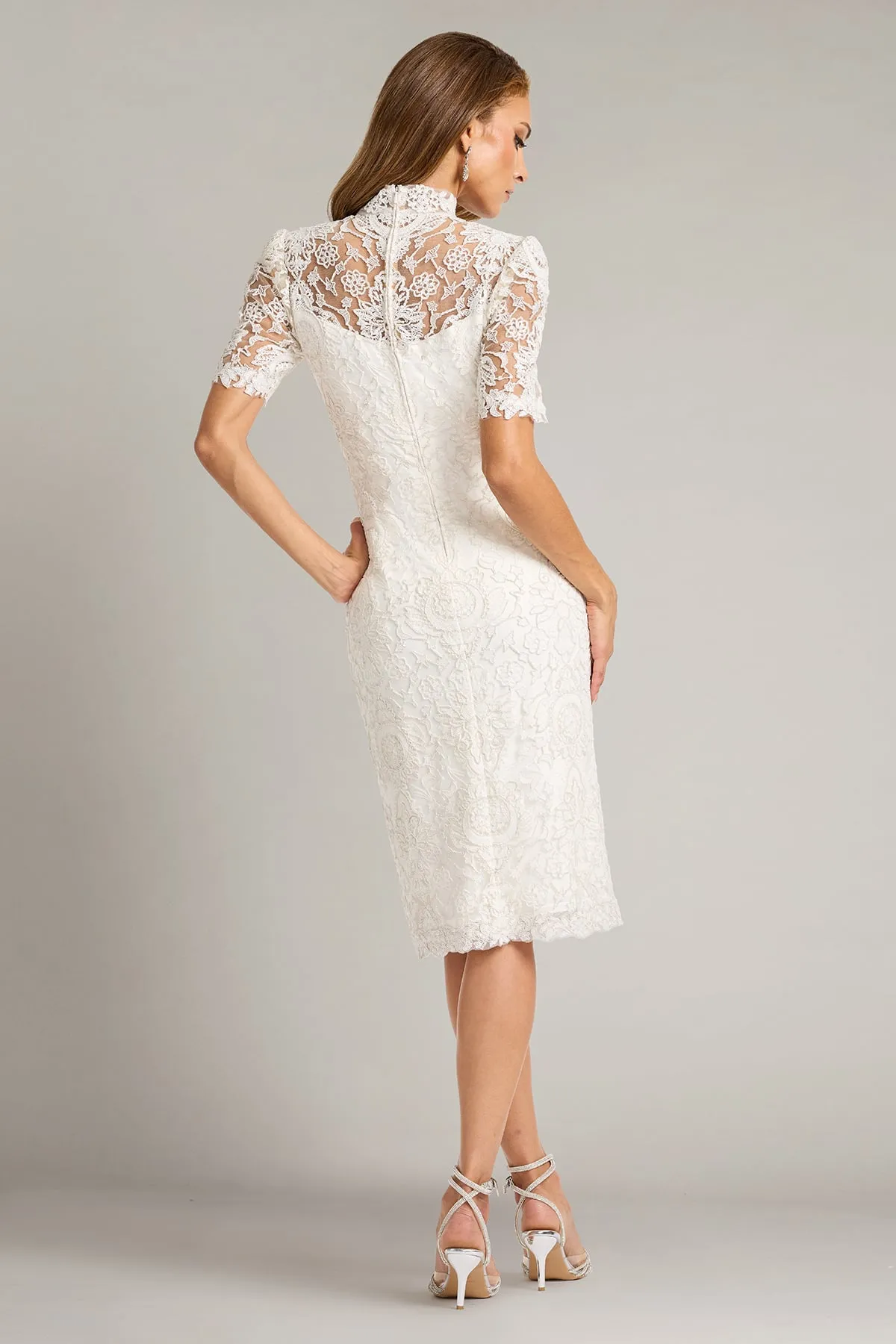 Marise Sequin Embroidered Illusion Dress sold by Lord & Taylor product image thumbnail 2