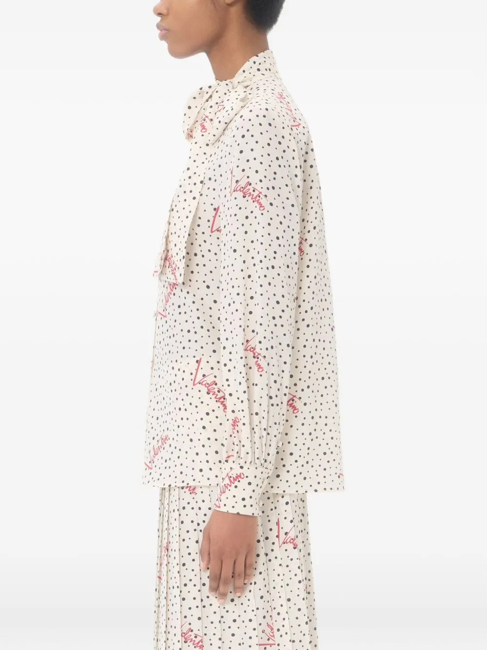 CAMICIA IN CREPE DE CHINE BOLLICINE PLUSDEPOIS sold by Lord & Taylor product image thumbnail 4