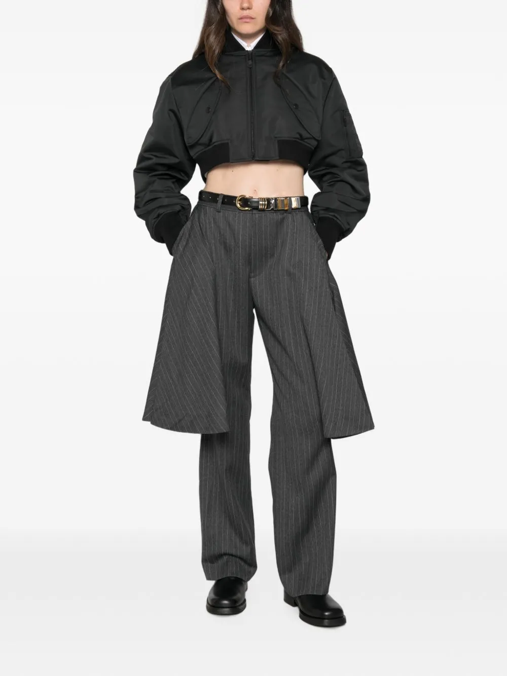 CROPPED BOMBER JACKET sold by Lord & Taylor product image thumbnail 2