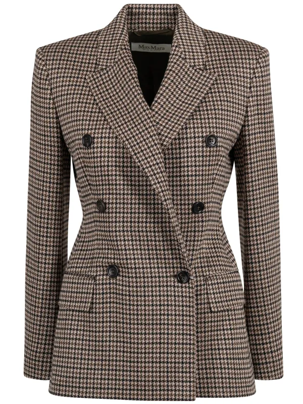 ECCELSO WOOL BLEND DOUBLE BREASTED BLAZER made by MaxMara