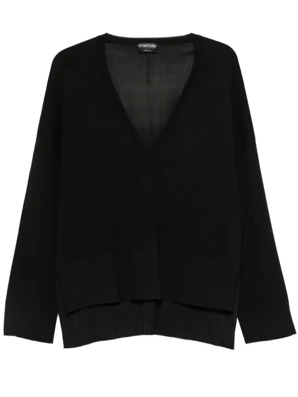 PULLOVER CON SCOLLO A V IN CASHMERE E SETA made by Tom Ford