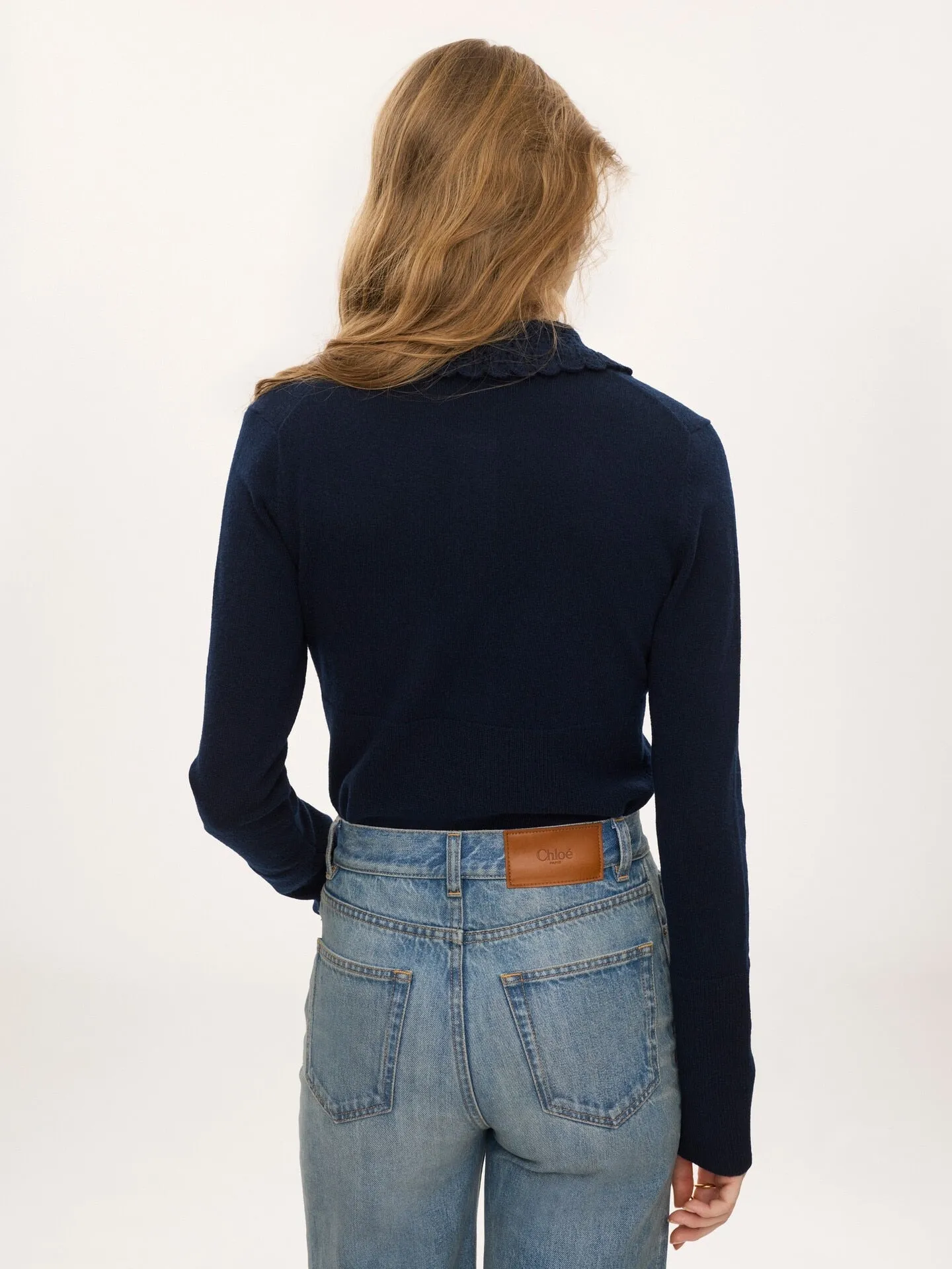 CARDIGAN IN LANA CON BOTTONI E LOGO sold by Lord & Taylor product image thumbnail 4
