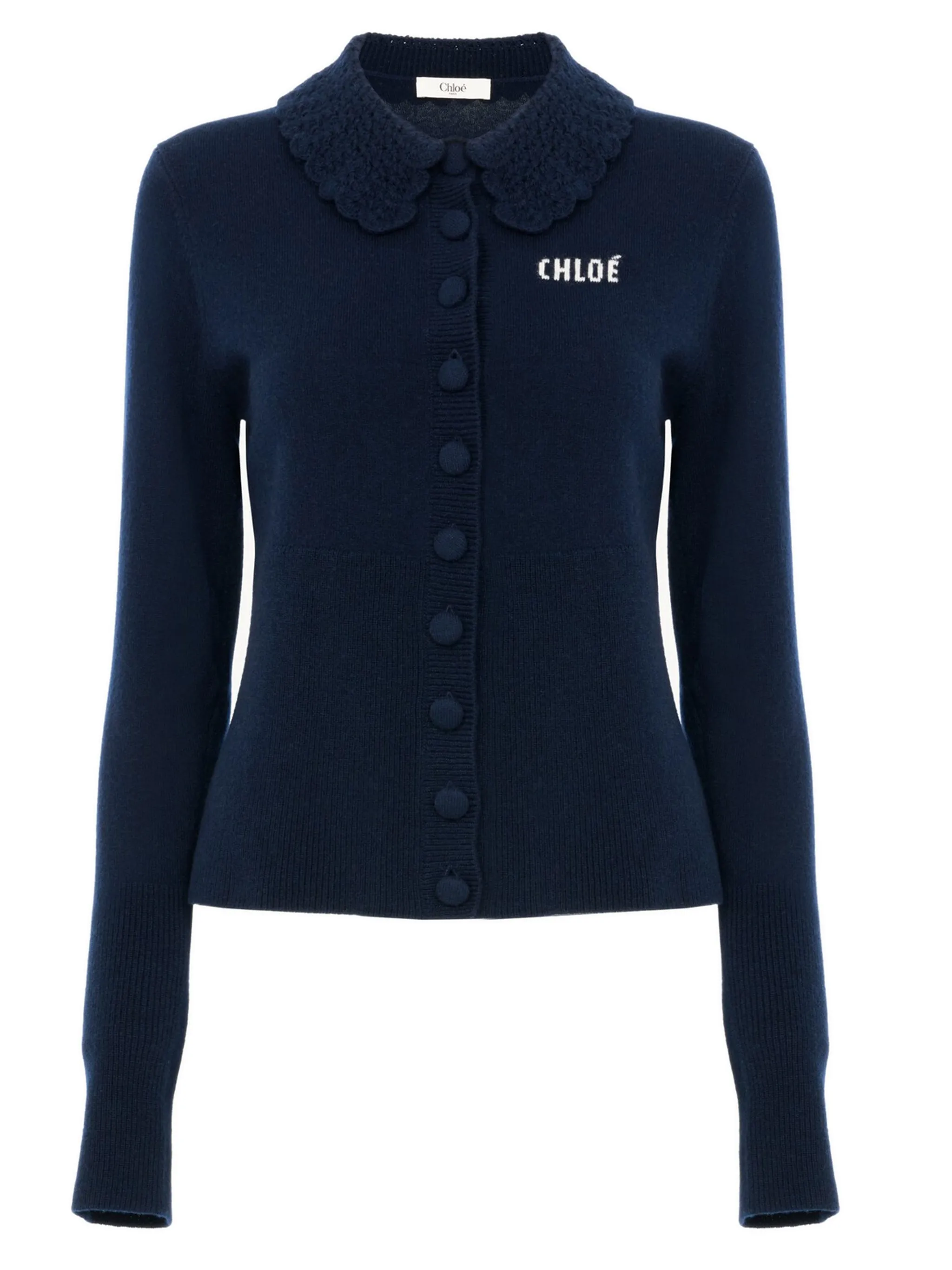 CARDIGAN IN LANA CON BOTTONI E LOGO sold by Lord & Taylor