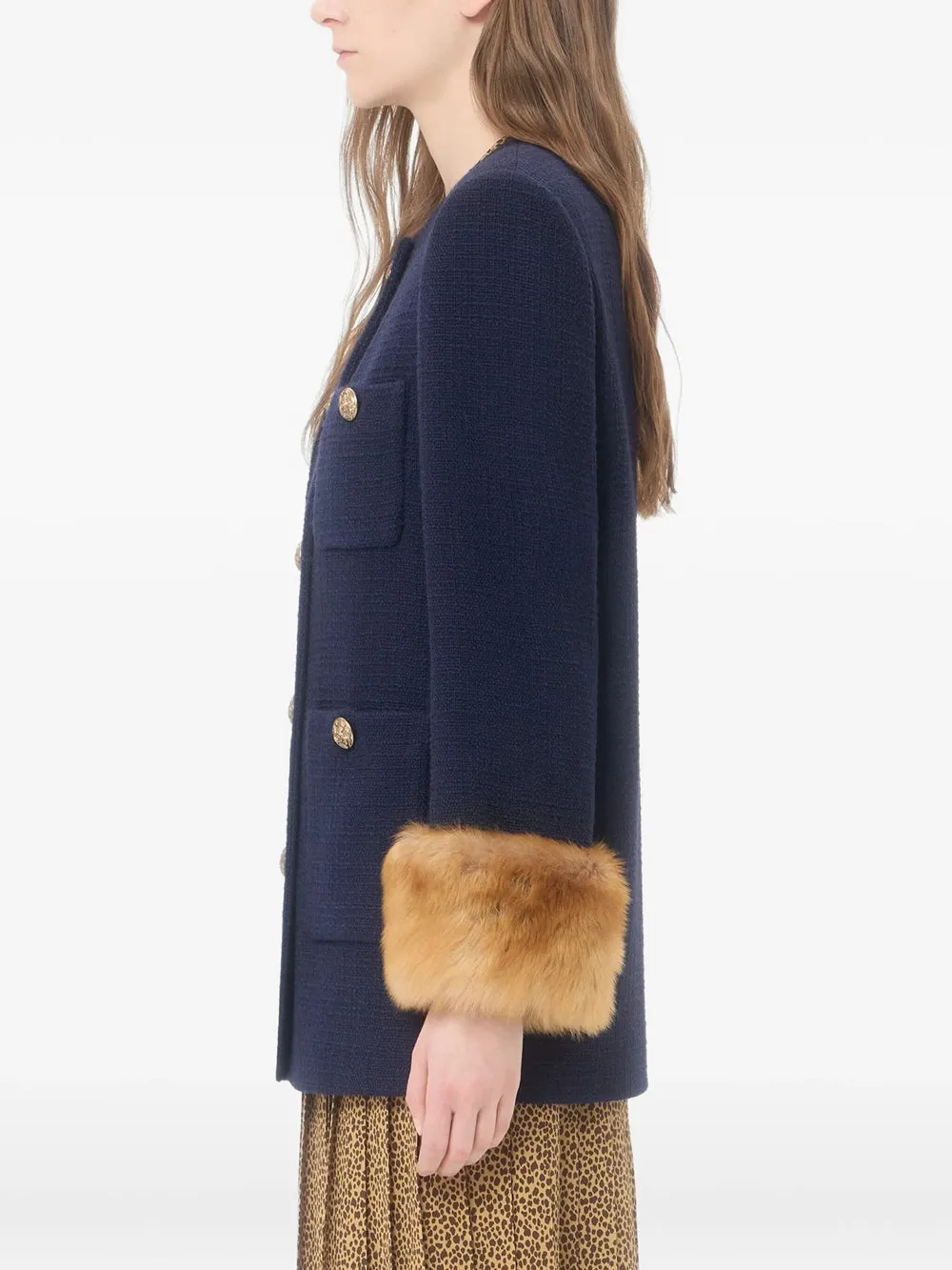 CABAN IN TWEED DI LANA SEMPLICE sold by Lord & Taylor product image thumbnail 3